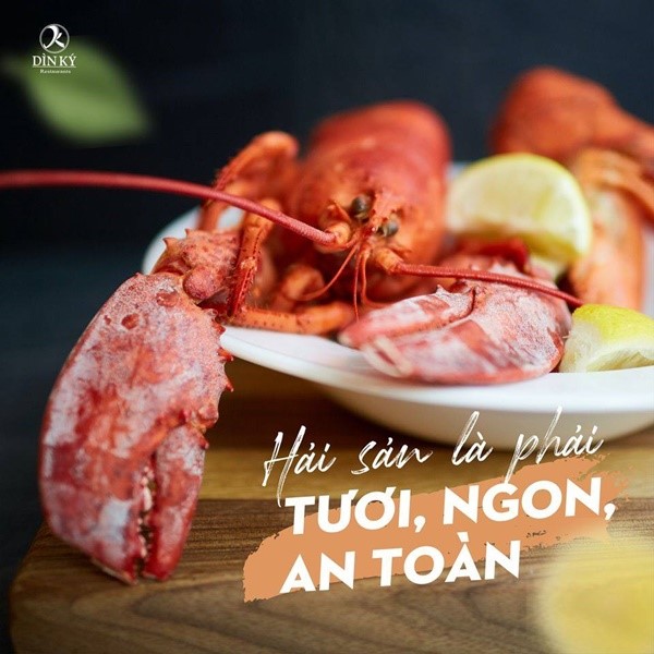 Hải sản tươi ngon tại Dìn Ký